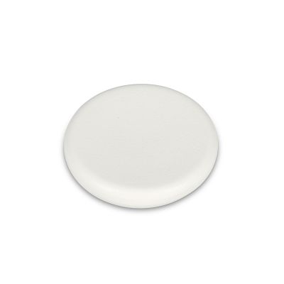 Plate 13,5xH2,5cm white Dusk