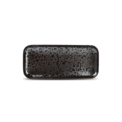 Serveerschaal 22x10cm black Oxido