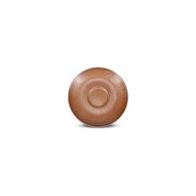 Undertasse 14cm dunkelbraun Ovio