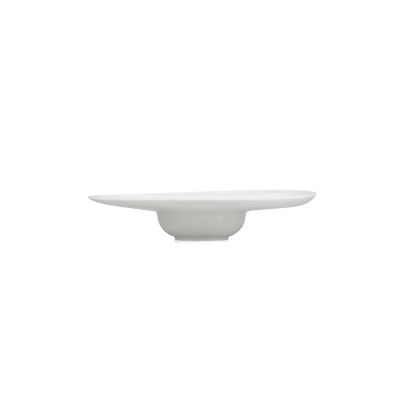 Diep bord 26,5/9,5xH6cm white Perla