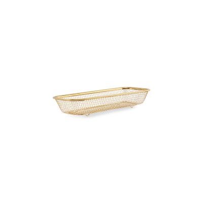 Draadmand 31x13xH5,5cm goud Serve