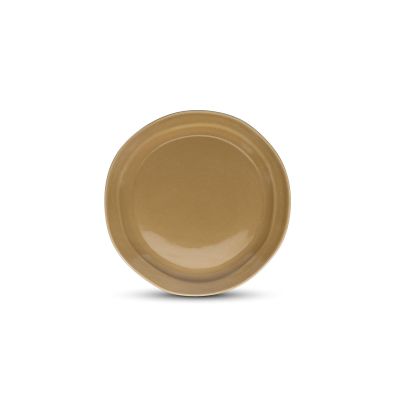 Plate 21cm olive green Manon