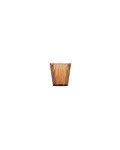 Glass 27cl amber Luz - Set of 4