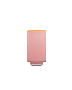 Vaas 12xH21,5cm blush pink Milo