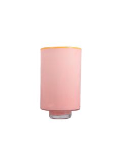 Vaas 15xH26cm blush pink Milo
