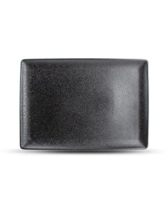 Plate 28x20cm black Dusk