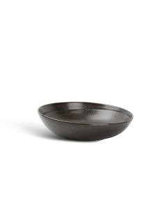 Teller tief 22xH6cm black Ceres