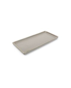 Serving dish 22x10xH1,5cm brown Structo