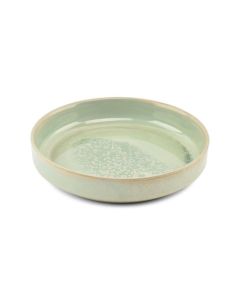 Diep bord 22xH4,5cm turquoise Structo
