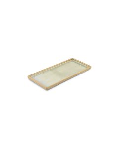 Serving dish 22x10xH1,5cm turquoise Structo