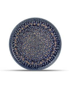 Teller flach 28,5cm cobalt Oxido