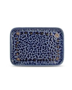 Plate 28x20cm cobalt Oxido