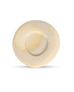 Plat bord 31/16cm wide rim olive Ferro