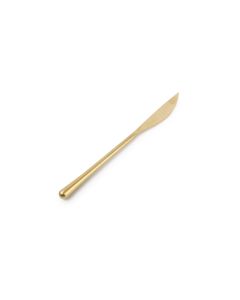 Tafelmesser matte gold Revive - 6er-Set