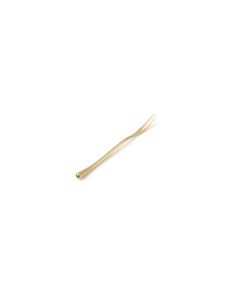 Snack fork matte gold Revive - Set of 6