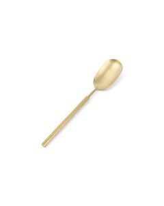 Table spoon matte gold Helix - Set of 6