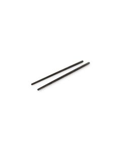 Eetstokje matte black Helix - set/6