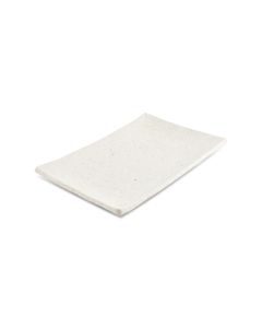 Serving dish 31x21xH3cm chalk white Calca