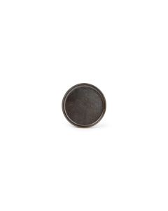 Plat bord 13,5xH2cm black Ceres