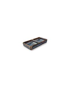 Serveerschaal 12x6cm blue Nova