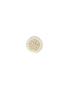 Glasonderzetter 10cm cream white Piff - Set van 4