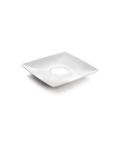 Soucoupe 13x13cm blanc Squito