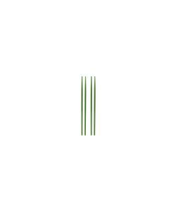 Baguette verre vert Tilly - Lot de 4
