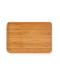 Serving tray 24x16xH1.7cm bamboo Galore