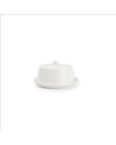 Boterpot 8xH4cm wit Gusto