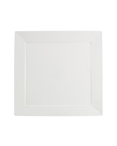 Assiete plate 27x27cm blanc Silht