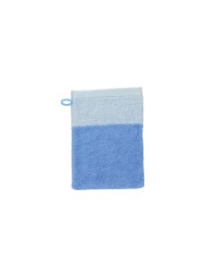 Gant de toilette 15x21cm ocean blue Pixie - Lot de 2