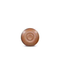 Saucer 14cm dark brown Ovio