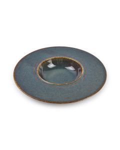 Deep plate 24/11xH4cm green Cirro