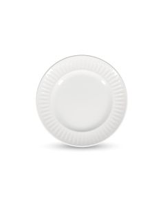 Assiette plate 25cm blanc Solar