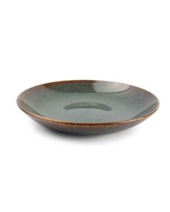 Deep plate 26xH4,5cm green Cirro