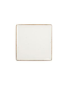 Teller flach 20,5x20,5cm Elfenbein Collect