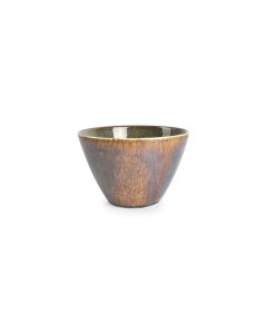Bowl 12xH7,5cm conical green Cirro