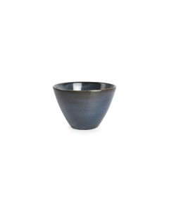 Kom 10xH7cm conisch donkerblauw Cirro