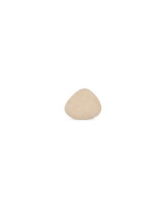 Glasonderzetter 11x10cm lederlook beige Layer - Set van 4