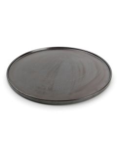 Assiette plate 31xH1,2cm black Verso