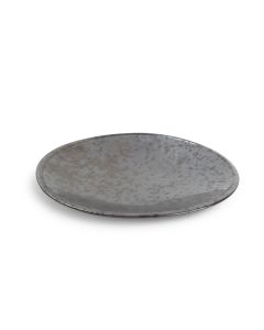 Deep plate 25,5XH4cm charcoal Cala