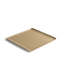 Teller flach 27x27cm beige Verso