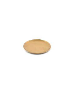 Teller flach 17cm antique gold Serve