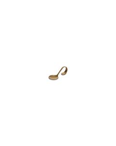 Aperitieflepel rond antique goud Serve - Set van 6