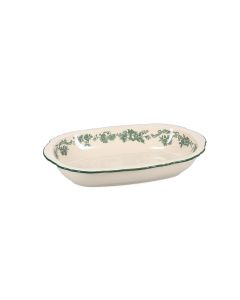 Serveerschaal 31,5x21xH5,5cm ovaal green Cyril
