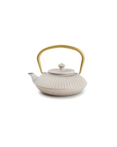 Théière 50cl beige/or Ocha