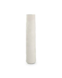 Vaas 11,5xH50cm wit Cone