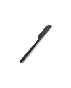 Couteau à beurre mat noir Terno - Lot de 6