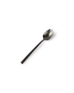 Aperogabel 14cm matt schwarz Terno - 6er-Set
