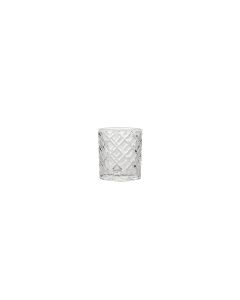 Glas 35cl damier Peacock - Set van 2